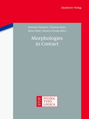 cover image of Morphologies in Contact
